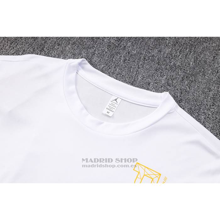 Chandal del Paris Saint-Germain Jordan Manga Corta 2023-2024 Blanco - Pantalon Corto